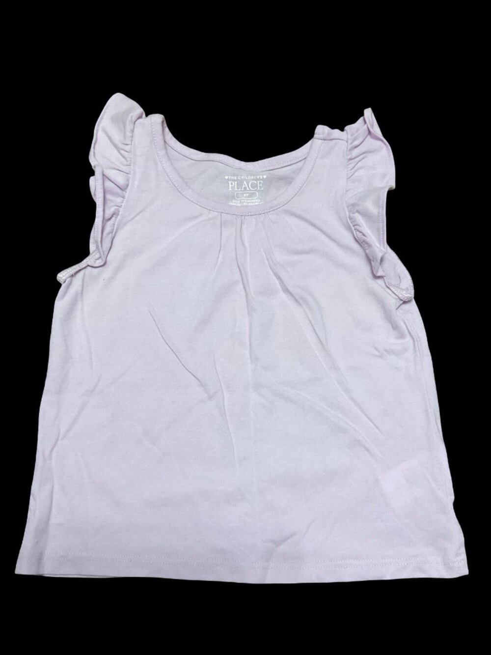 Lilac Tank Top w/ Ruffle Sleeve